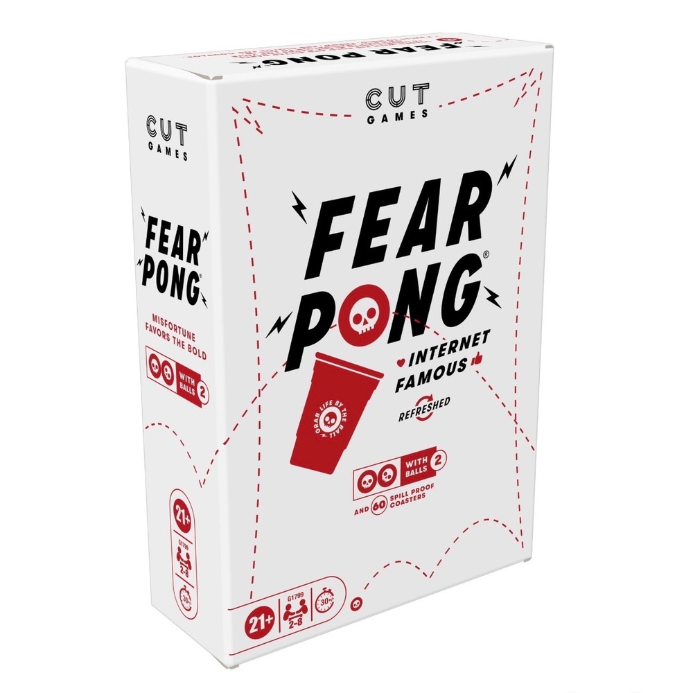 Fear Pong Refreshed Adult Party Game Cut Games Hasbro G1799 New Sealed 21+